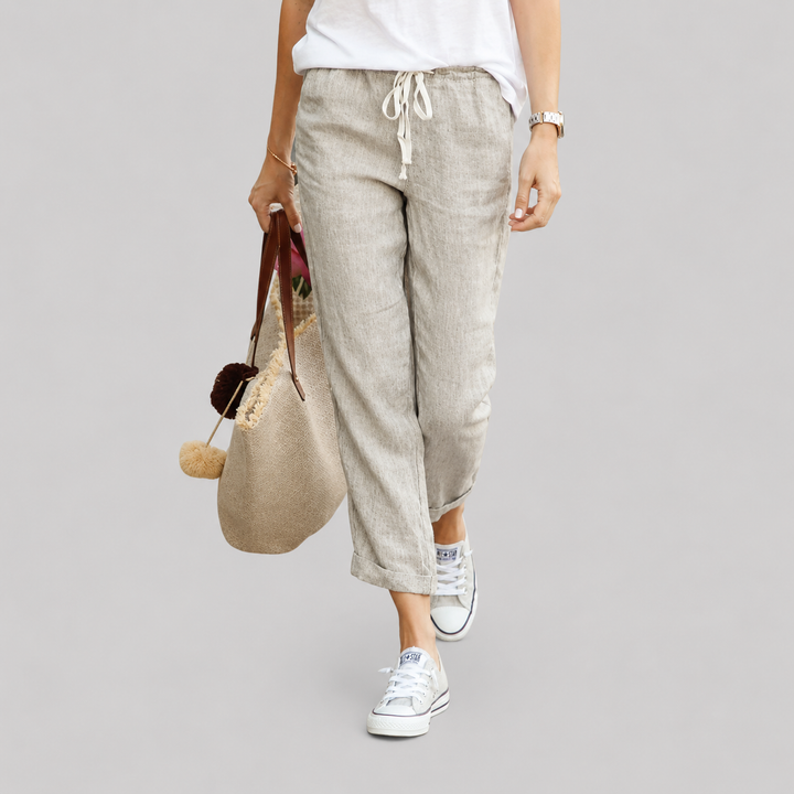 Fontana | Pantaloni casual con coulisse
