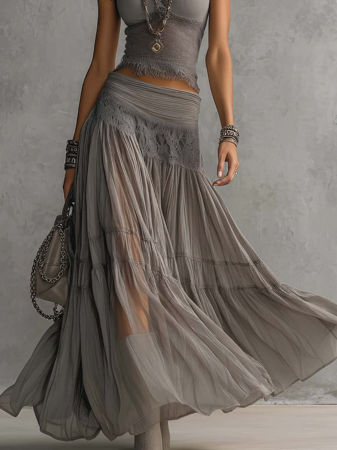 Carlotta | Set boho couture dal fascino etereo