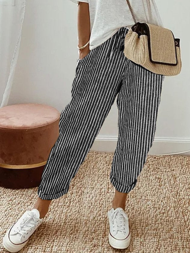 Cannella | Pantaloni Fluidi Comodi ed Eleganti