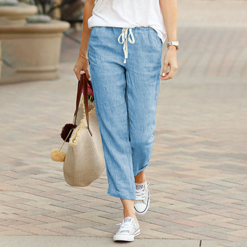 Fontana | Pantaloni casual con coulisse