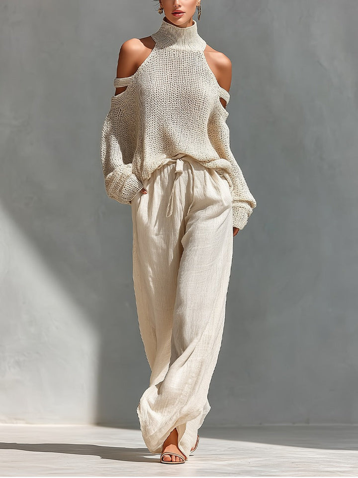 Arezzo | Completo maglia e pantaloni morbidi