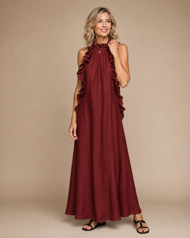 Lia | Abito Maxi con Tasche