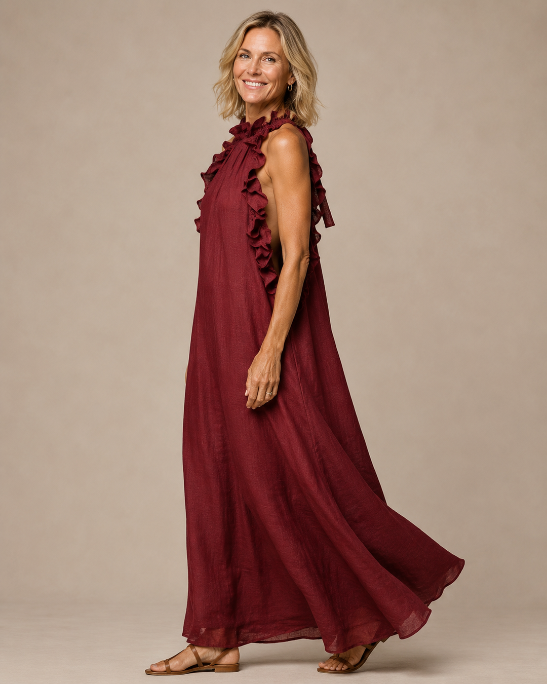 Lia | Abito Maxi con Tasche