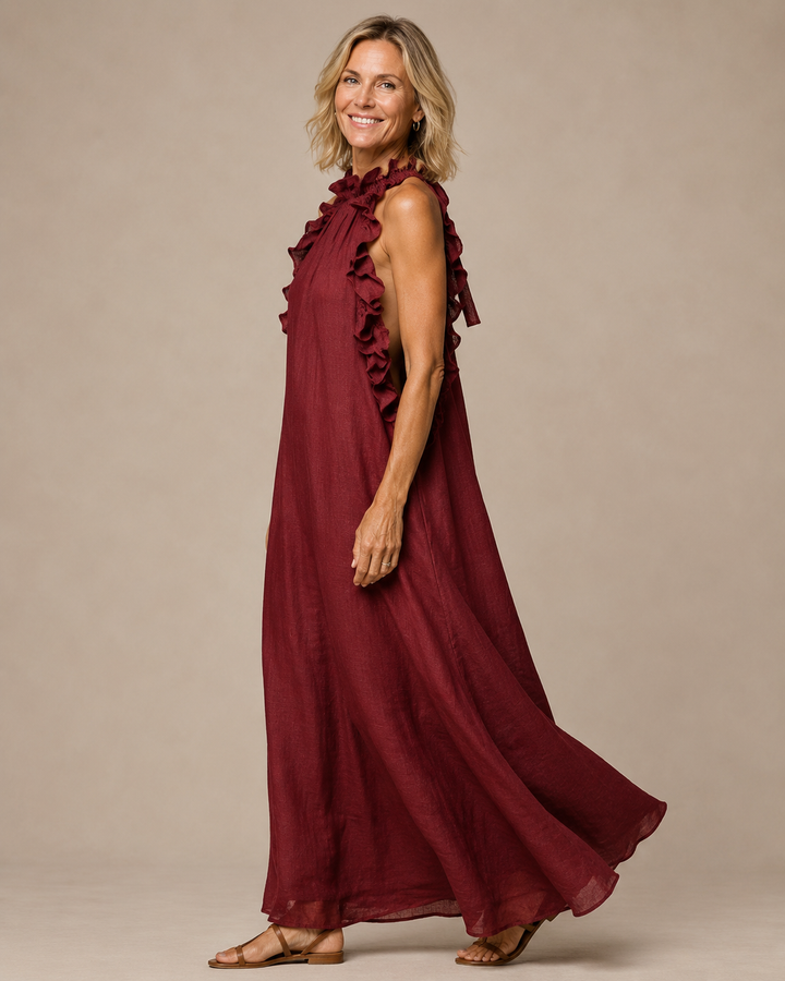 Lia | Abito Maxi con Tasche