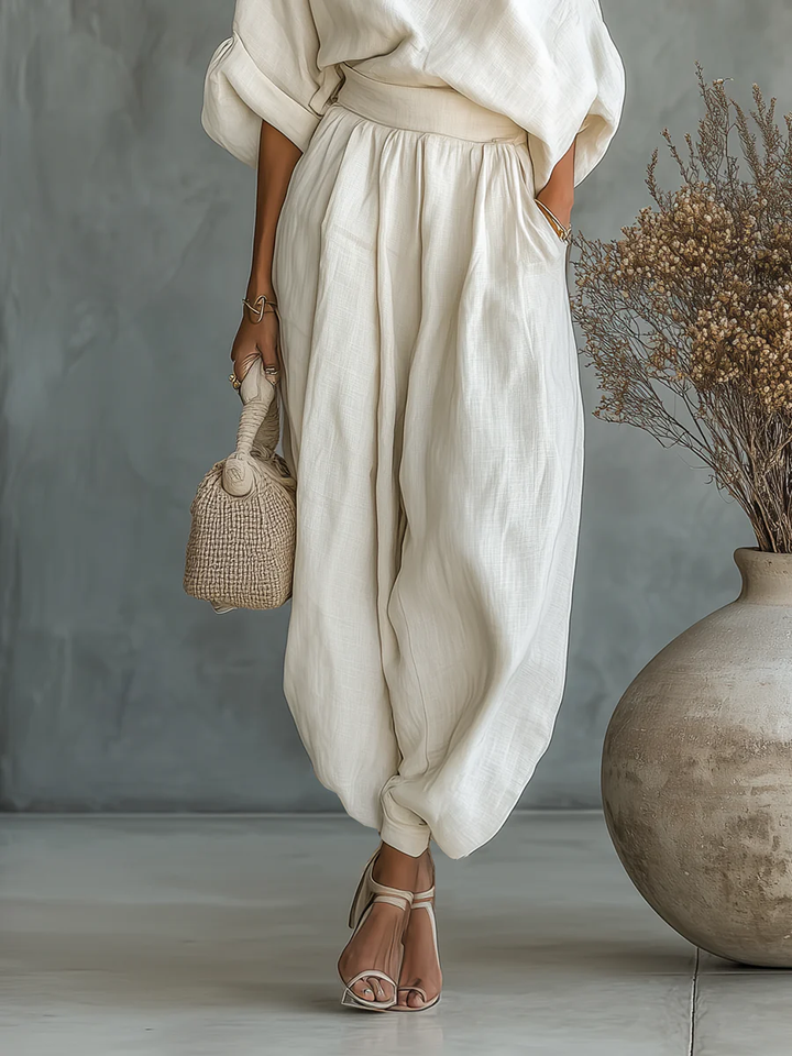 Cervia | Set elegante monospalla due pezzi