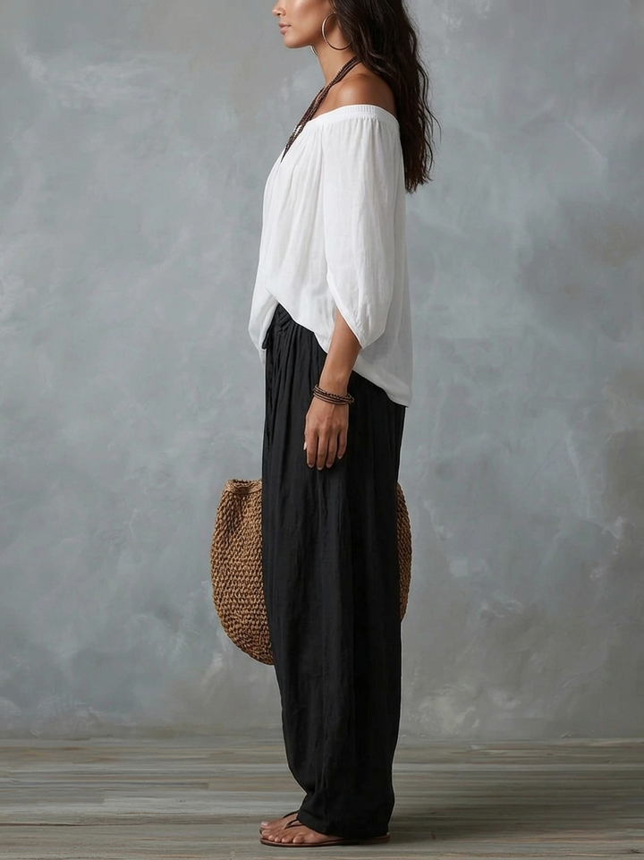 Ludovica | Set boho con pantaloni a palloncino