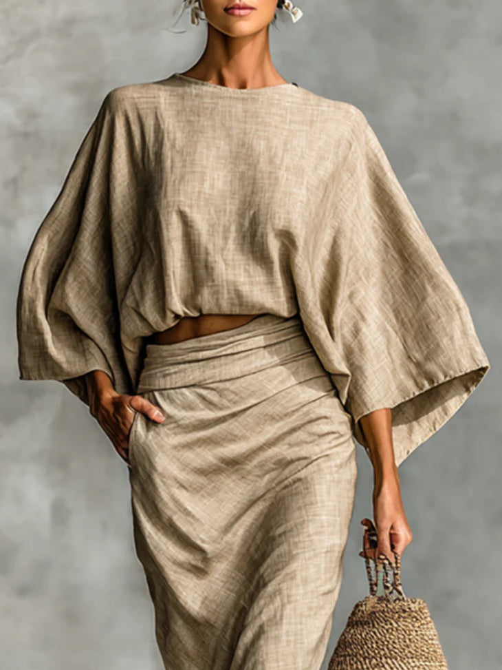 Isabella | Set elegante due pezzi con gonna
