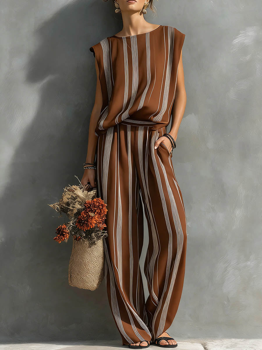 Siena | Set elegante due pezzi a righe