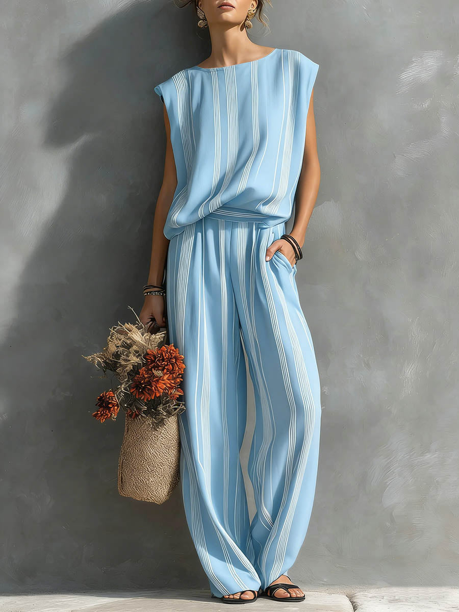 Siena | Set elegante due pezzi a righe