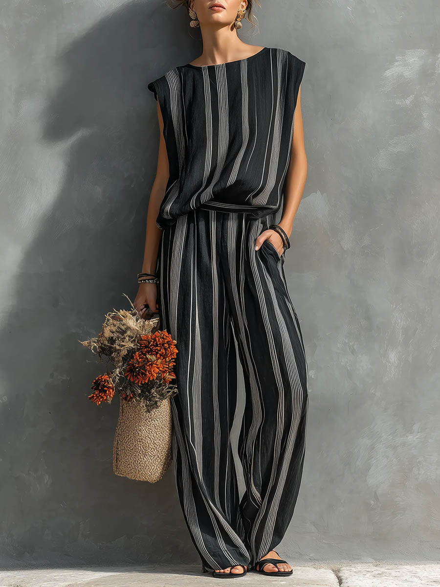 Siena | Set elegante due pezzi a righe
