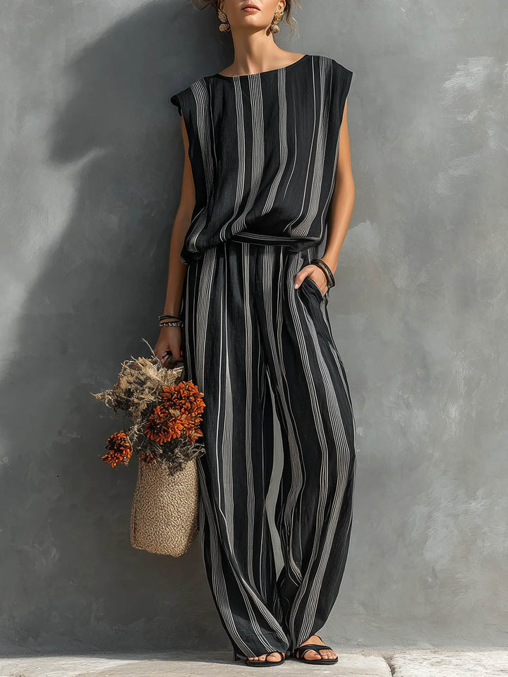 Siena | Set elegante due pezzi a righe