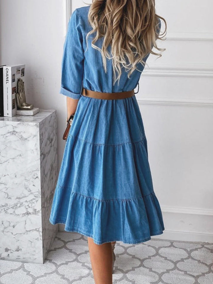 Bianca | Vestito in denim casual ed elegante