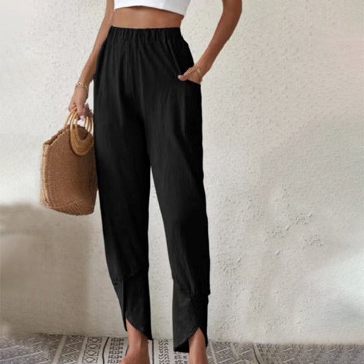 Magnolia - Pantaloni con Orlo Grezzo
